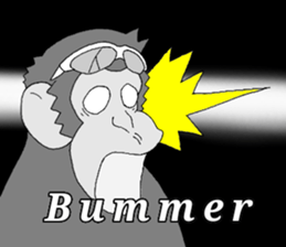 CHIMP ANDY of chimpanzee 4th ver.English sticker #13986623