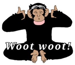 CHIMP ANDY of chimpanzee 4th ver.English sticker #13986626