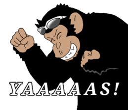 CHIMP ANDY of chimpanzee 4th ver.English sticker #13986627