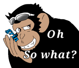 CHIMP ANDY of chimpanzee 4th ver.English sticker #13986628