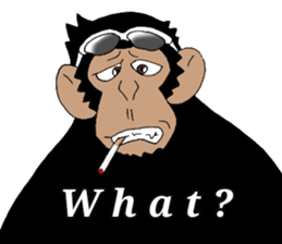 CHIMP ANDY of chimpanzee 4th ver.English sticker #13986632