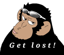 CHIMP ANDY of chimpanzee 4th ver.English sticker #13986633