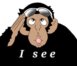 CHIMP ANDY of chimpanzee 4th ver.English sticker #13986634