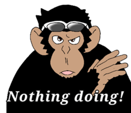 CHIMP ANDY of chimpanzee 4th ver.English sticker #13986643