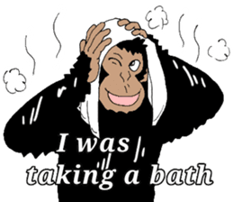 CHIMP ANDY of chimpanzee 4th ver.English sticker #13986645