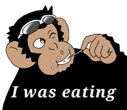 CHIMP ANDY of chimpanzee 4th ver.English sticker #13986646