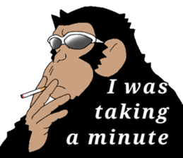 CHIMP ANDY of chimpanzee 4th ver.English sticker #13986649