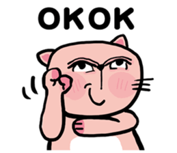 Pinky susan kitty is coming now sticker #13986886