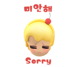 TingGlee Expression(Korean - English) sticker #13987034