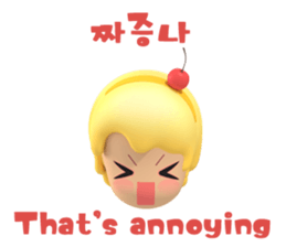 TingGlee Expression(Korean - English) sticker #13987042