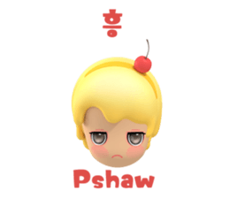 TingGlee Expression(Korean - English) sticker #13987053