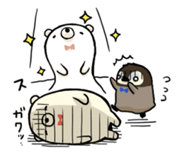 Kumaro & Ginpei Part 2 sticker #13987167