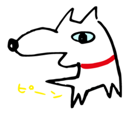 Dog's everyday feelings 02 sticker #13987375
