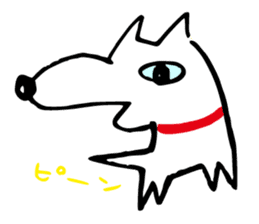 Dog's everyday feelings 02 sticker #13987375
