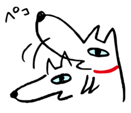 Dog's everyday feelings 02 sticker #13987376