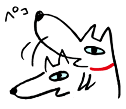 Dog's everyday feelings 02 sticker #13987376