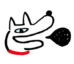 Dog's everyday feelings 02 sticker #13987380