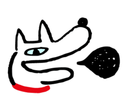 Dog's everyday feelings 02 sticker #13987380