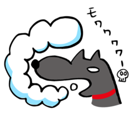 Dog's everyday feelings 02 sticker #13987382
