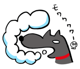 Dog's everyday feelings 02 sticker #13987382