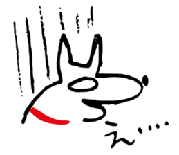 Dog's everyday feelings 02 sticker #13987392
