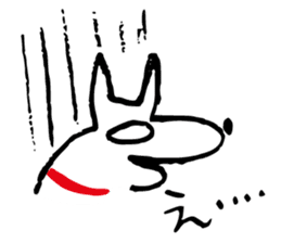 Dog's everyday feelings 02 sticker #13987392