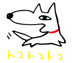 Dog's everyday feelings 02 sticker #13987398
