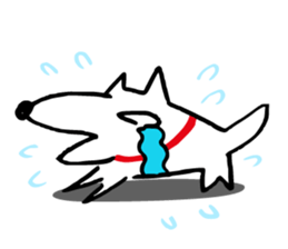 Dog's everyday feelings 02 sticker #13987400