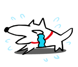 Dog's everyday feelings 02 sticker #13987400