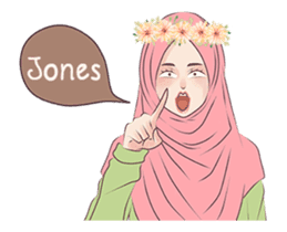 Hijab Chic: Animated Sticker sticker #13987420