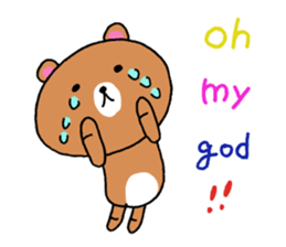 Not talk is without tears sticker #13988822