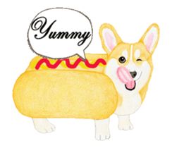 corgi motion sticker sticker #13988927