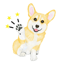 corgi motion sticker sticker #13988942