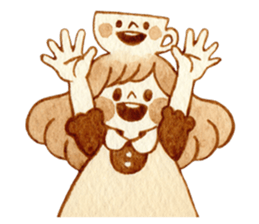 cup&girl sticker #13989159