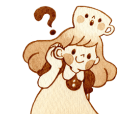 cup&girl sticker #13989160