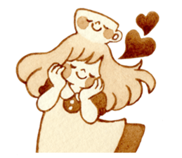 cup&girl sticker #13989166