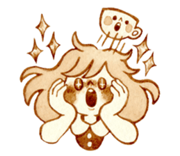 cup&girl sticker #13989182