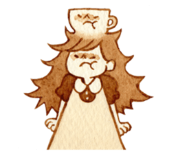 cup&girl sticker #13989189
