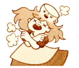 cup&girl sticker #13989190