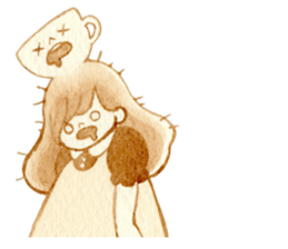 cup&girl sticker #13989191