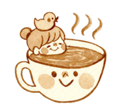cup&girl sticker #13989196