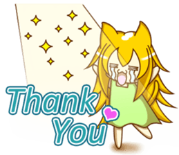 Cat Girl go around anywhere 2~Daily life sticker #13989567