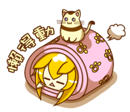 Cat Girl go around anywhere 2~Daily life sticker #13989575