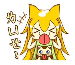Cat Girl go around anywhere 2~Daily life sticker #13989579