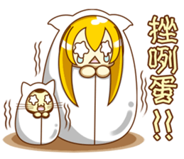 Cat Girl go around anywhere 2~Daily life sticker #13989581