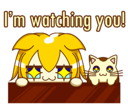 Cat Girl go around anywhere 2~Daily life sticker #13989603