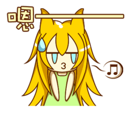 Cat Girl go around anywhere 2~Daily life sticker #13989604
