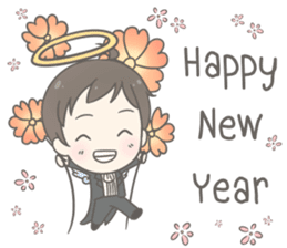 Angelito : Happy New Year sticker #13990027