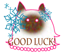 Christmas and cute animals sticker #13990062