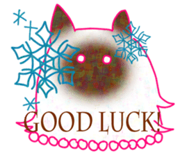 Christmas and cute animals sticker #13990062